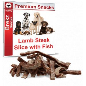 Brekz Premium Lamb Steak slice with fish 200 gram 12 x 200 g