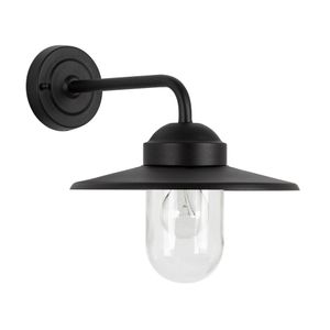 Gusto Retro Stallamp Zwart met 8W Bewegingssensor LED