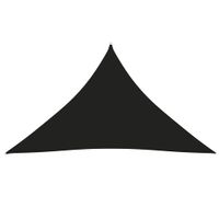 Zonnescherm driehoekig 4x4x5,8 m oxford stof zwart - thumbnail