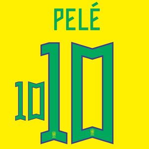 Pelé 10 (Officiële Brazilië Bedrukking 2022-2023)