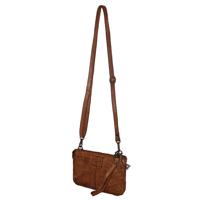 Bear Design Schoudertasje / Clutch Cow Lavato Cognac Bear Design Schoudertasje / Clutch Cow Lavato Cognac
