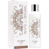 White to Brown Self Tanning Lotion