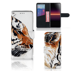 Hoesje Sony Xperia L4 Watercolor Tiger