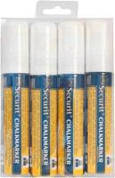 Krijtstift securit sma-720 blokpunt 7-15mm wit