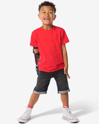 HEMA Kindershort jogdenim zwart (zwart)
