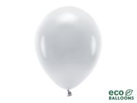 Pastel Zilvergrijze Ballonnen Premium Organic (100st) - thumbnail