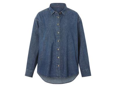 esmara Dames spijkerblouse (Blauw, 36)