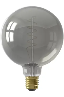 Calex Globe Led Lamp Glassfiber 4W dimbaar Ø125mm - Grijs
