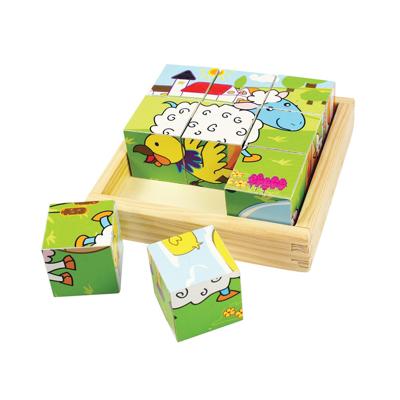 Bigjigs boerderijdieren blokpuzzel