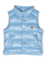 Moncler Enfant Bernard down-feather gilet - Bleu