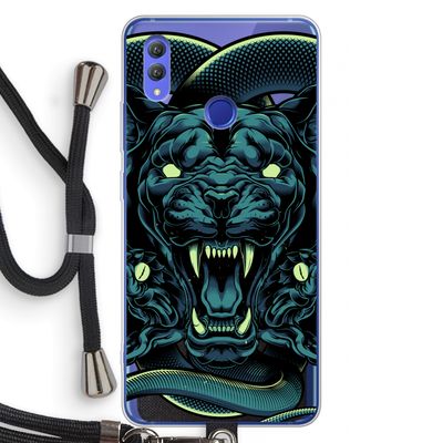 Cougar and Vipers: Honor Note 10 Transparant Hoesje met koord