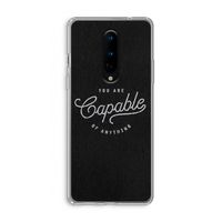 Capable: OnePlus 8 Transparant Hoesje