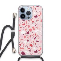 Terrazzo N°15: iPhone 13 Pro Transparant Hoesje met koord