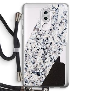Gespikkelde marmer: Honor 6X Transparant Hoesje met koord