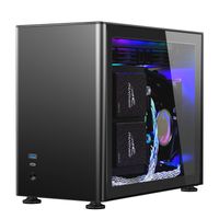 Jonsbo A4 Black Mini-tower PC-behuizing, Gaming-behuizing Zwart - thumbnail