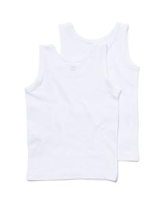 HEMA Kinderhemden - 2 Stuks Wit (wit)