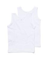 HEMA Kinderhemden - 2 Stuks Wit (wit)