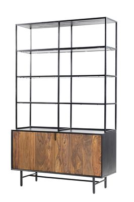 Tower Living Wandrek 'Taviano' Met 2 deuren, Sheesham- en mangohout, 180 x 110cm