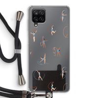 Dancing #3: Samsung Galaxy A12 Transparant Hoesje met koord