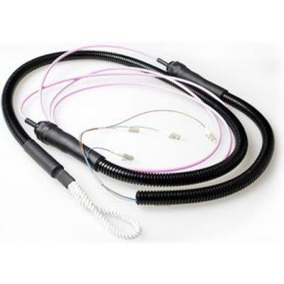 ACT 50 meter Multimode 50/125 OM4 indoor/outdoor kabel 4 voudig met LC connectoren