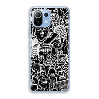 Vexx Black Mixtape: Xiaomi Mi 11 Lite Transparant Hoesje
