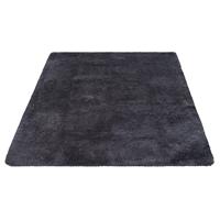 Karpet24 Fluffy Shaggy - Zacht Hoogpolig Vloerkleed, Onderhoudsarm, Antraciet-160 x 220 cm