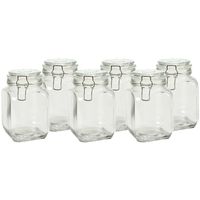 Weckpot/inmaakpot - 6x - Caja - 1.2L - glas - met beugelsluiting - D11 x H17 cm