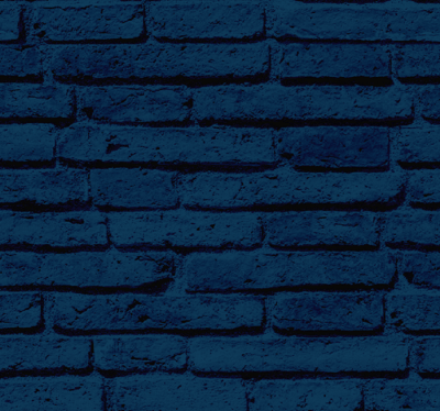 Behang baksteen Blauwe getextureerde baksteen