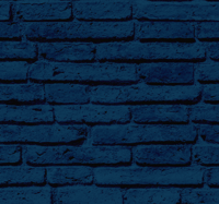 Behang baksteen Blauwe getextureerde baksteen