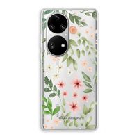 Botanical sweet flower heaven: Huawei P50 Pro Transparant Hoesje