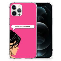 iPhone 12 Pro Max Anti Shock Case Woman Don't Touch My Phone - thumbnail