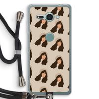 Bonjour mon amour: Sony Xperia XZ2 Compact Transparant Hoesje met koord