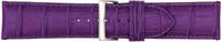 Horlogeband Poletto 454S.11.24 Leder Violet 24mm