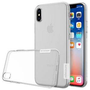 iPhone X / iPhone XS Nillkin Nature Series 0,6 mm TPU-hoesje - Doorzichtig