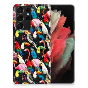 Samsung Galaxy S21 Ultra TPU Hoesje Birds