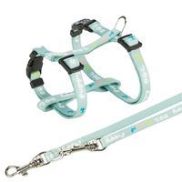 TRIXIE JUNIOR PUPPYTUIG MET RIEM MINTGROEN 23-34X0,8 CM / 2 MTR