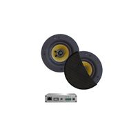 Aquasound WiFi Audio wifi-audiosysteem - (airplay - dlna) - 30 watt - incl rumba speakers zwart (116 mm) - . 230v/12v - lan / wlan wma30-rz