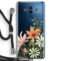 Floral bouquet: Huawei Mate 10 Pro Transparant Hoesje met koord
