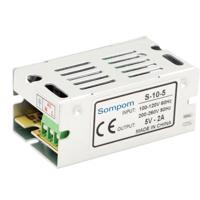 SOMPOM S-10-5 10W 5V 2A schakelen stuurprogramma LED Light Strip scherm verlichting Monitor Power Supply