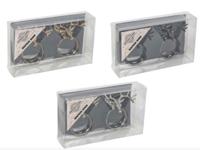 Servetring 2 stuks rendier 3ass kleur goud/zilver/zwart HIT - Hit Servetring 2 stuks rendier 3ass kleur goud/zilver/zwart HIT - Hit