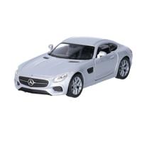 Welly Speelgoed Mercedes Benz auto - zilver - die-cast metaal - 11 cm - Model AMG GT   -