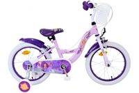 Wish Wish Kinderfiets Meisjes 16 inch Paars Twee handremmen - thumbnail