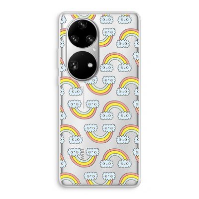 Regenboog: Huawei P50 Pro Transparant Hoesje