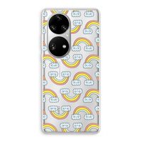 Regenboog: Huawei P50 Pro Transparant Hoesje