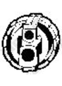 Aanslagrubber, demper 255301
