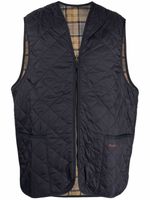 Barbour gilet matelassé zippé - Bleu - thumbnail