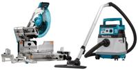 Makita DLX2380UX1 Accu Combiset DLS211 & DVC157 AWS 2x18V Basic Body