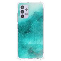 Back Cover Samsung Galaxy A32 4G | A32 5G Enterprise Editie Painting Blue Back Cover Samsung Galaxy A32 4G | A32 5G Enterprise Editie Painting Blue