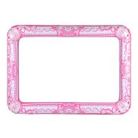 Foto prop fotolijst - opblaasbaar - roze - 60 x 80 cm - selfie photo frame - photobooth