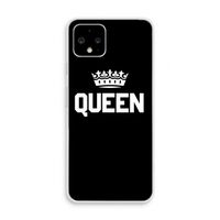 Queen zwart: Pixel 4 Transparant Hoesje